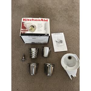 KitchenAid Rotary Slicer and Shredder for Stand Mixer Attachment RVSA